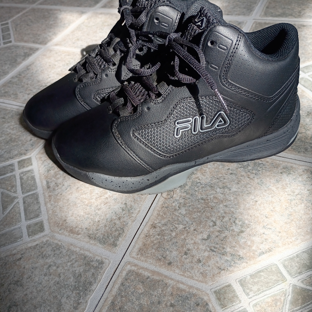 Fila Youth Black Athletic Shoes